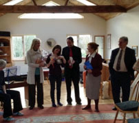 New graduates from the Alexander Technique Training Centre, Galway, Ireland, December 2014