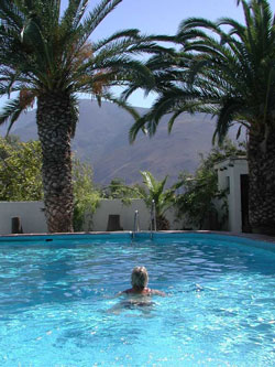 Swimming pool at Cortijo Romero centre, Spain