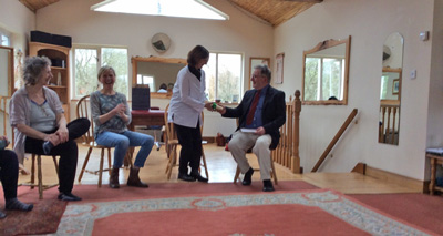 Christina Dercum, new graduate from the Alexander Technique Centre in Galway, Ireland, March 2017