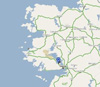 Map of Connemara showing Galway, Ireland