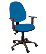 AT working seat with back